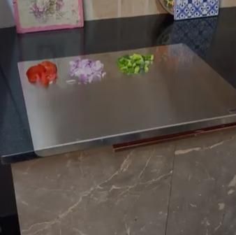 Stainless Steel Kitchen Countertop Size 41 x 31 Cm 306 Food Grade Steel