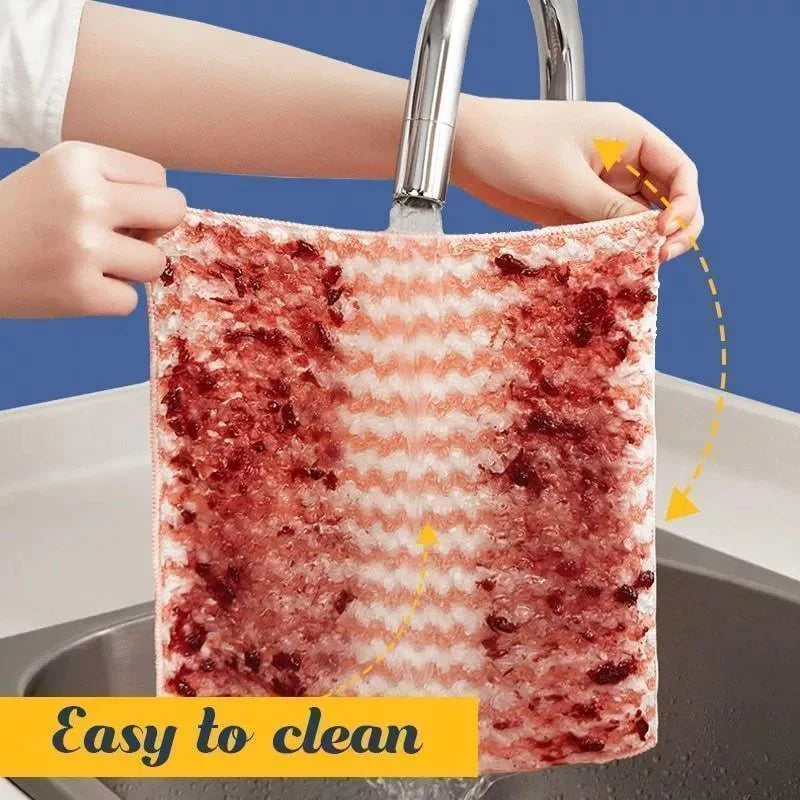 Multipurpose Microfiber Cleaning Rag BUY 1 GET 1 FREE (6+6) IN 1 PACK