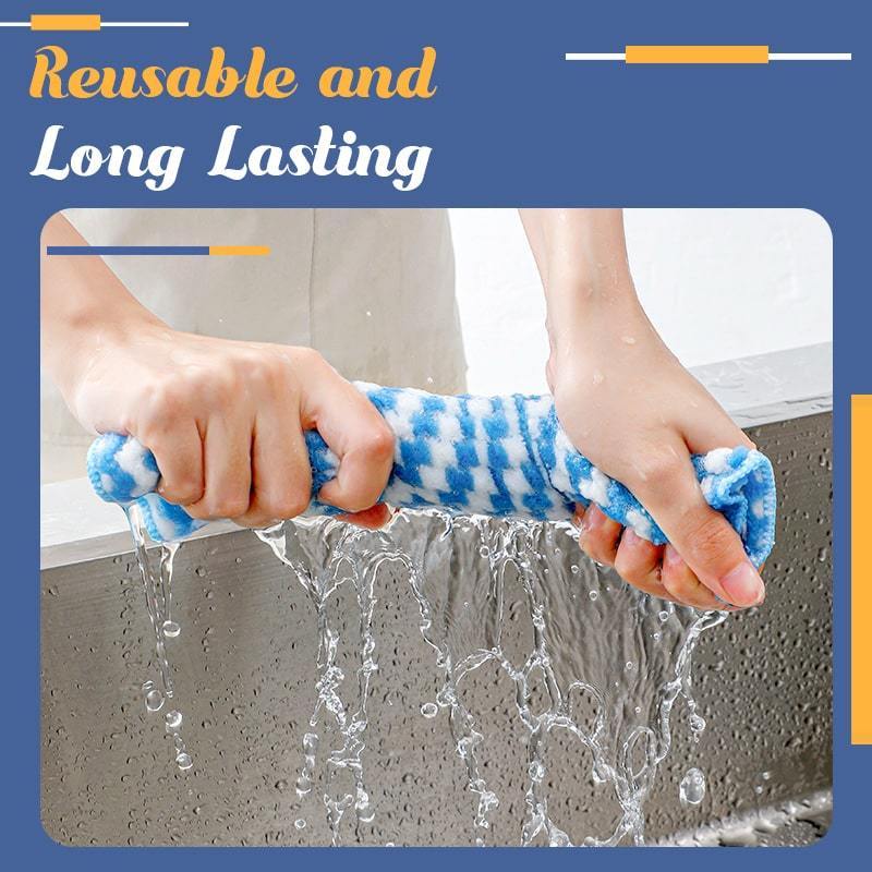 Multipurpose Microfiber Cleaning Rag BUY 1 GET 1 FREE (6+6) IN 1 PACK