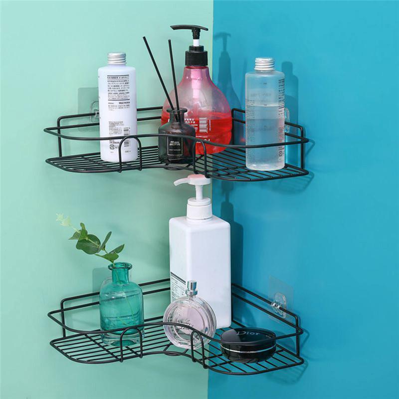 Shelf- Adhesive Metal Corner Storage Rack (pack of 2)