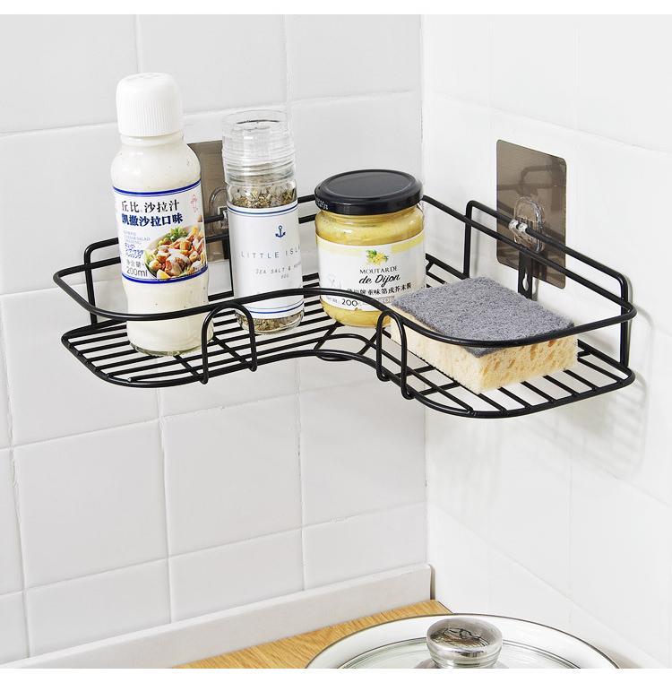 Shelf- Adhesive Metal Corner Storage Rack (pack of 2)